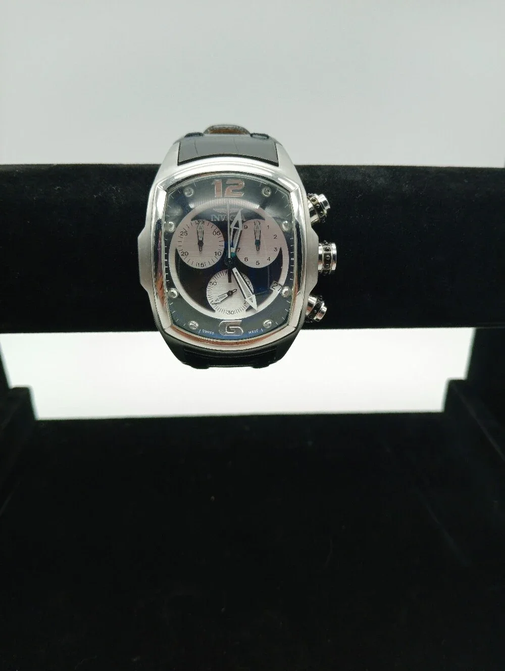 Invicta Lupah Men's Black Chronograph Watch 0615